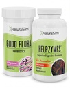 NaturalSlim Digestive Health Bundle – Καλή Χλωρίδα & Ένζυμα Βοήθειας - Ισχυρά Προβιοτικά & Ισχυρά Ένζυμα για Καλύτερη Πέψη & Απορρόφηση των θρεπτικών συστατικών τροφίμων 