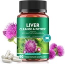 Χάπια καθαρισμού ήπατος & Detox για την αποκατάσταση της υγείας του ήπατος - με εκχύλισμα γαϊδουράγκαθου γάλακτος, ρίζας δαντελίων, τζίντζερ, σκόνης τεύτλων & βιταμινών - Φυσική υποστήριξη ήπατος, 60 κάψουλες Vegan