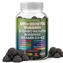 Sugar Free Myo-Inositol & D-Chiro Inositol Gummies for Women, Berberine Vitamin D3 K2 DIM Magnesium Glycinate Oxide L-Methylfolate Supplement for Women, Fertility, Hormone Balance, PMS, Ovarian Health