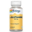 SOLARAY L Γλουταμίνη κάψουλες 500 mg - Συμπλήρωμα Ανοσολογικής Υποστήριξης - Δωρεάν Αμινοξύ - Εργαστήριο Επαληθευμένο, 60-Day Εγγύηση Επιστροφής Χρημάτων - 100 Υπηρεσίες, 100 VegCaps