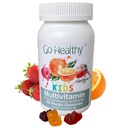Go Healthy Kids Multivitamin Gummies with Vitamin C D3 Zinc – Immune Support Gummies, Kosher, Halal, Non GMO, No Gelatin, Sugar Alcohol Free, Kids Daily Vitamins for Picky Eaters - 30-60 Servings