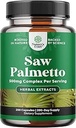 Extra Strength Saw Palmetto Extract - Advanced Herbal Complex for Hair Health and Urinary Support with Plant Sterols & Flavonoids - Poent Herbal Supplement with 500mg per Serving - 200 Caps