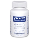 Pure Encapsulations Βιταμίνη D3 10 mcg (400 IU) 