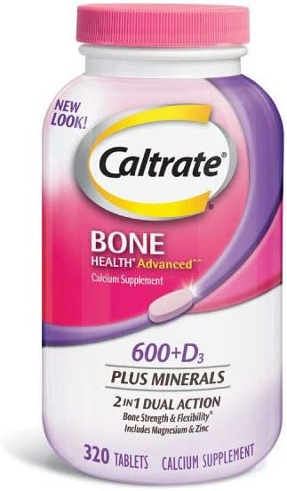 Caltrate 600mg + D3 με Ορυκτά, 320 Count