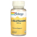 SOLARAY L Γλουταμίνη Κάψουλες 500 mg - Ανοσοποιητική Υποστήριξη - Δωρεάν Αμινοξέο - Εργαστήριο Επαληθευμένο, 60-Day Εγγύηση επιστροφής χρημάτων, 50 Υπηρεσίες, 50 VegCaps