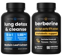 NutraChamps Πλήρης αναπνευστική & μεταβολική υποστήριξη: Πνεύμονα καθαρισμού & Berberine Duo