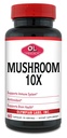 Olympian Labs 10X Mushroom Supplement Capsules - Comprehensive Formula Supporting Immune System, Antioxidant, Brain Health - 60 Capsules (30 Servings)