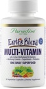 Paradise Herbs Earth's Blend Once Daily Multivitamin for Men, No Iron, 48 Organic Superfoods, Probiotics, Antioxidants, Vitamins A, B12, C, D, K2, 30 Count