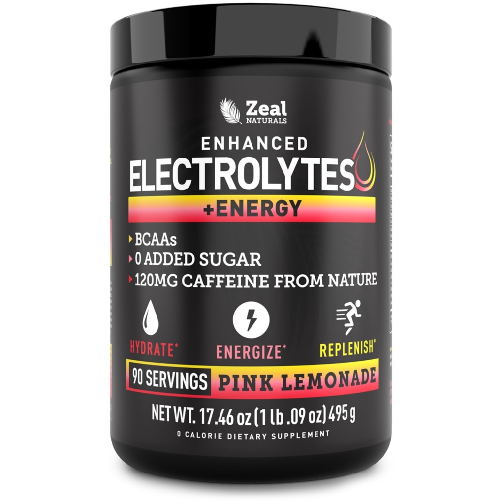 Electrolyte + Energy Powder Drink Mix (90 σερβιέτες 