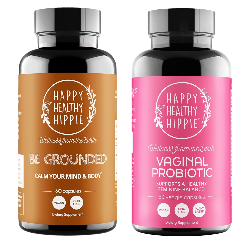 Happy Healthy Hippie Κολπικά προβιοτικά για τις γυναίκες & να τιμωρηθεί ανακούφιση στρες