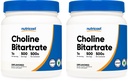 Nutricost Pure Choline Bitartrate Powder 500G (2 φιάλες)