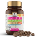 Bee and You Chewable Royal Jelly Tablets with Propolis Extract, Bee Pollen, Βιταμίνες και Ορυκτά, Καθημερινή Ανοσοποιητική και Ενεργειακή Υποστήριξη, Χωρίς Γλουτένη, για Παιδιά και Ενήλικες, 60 Count