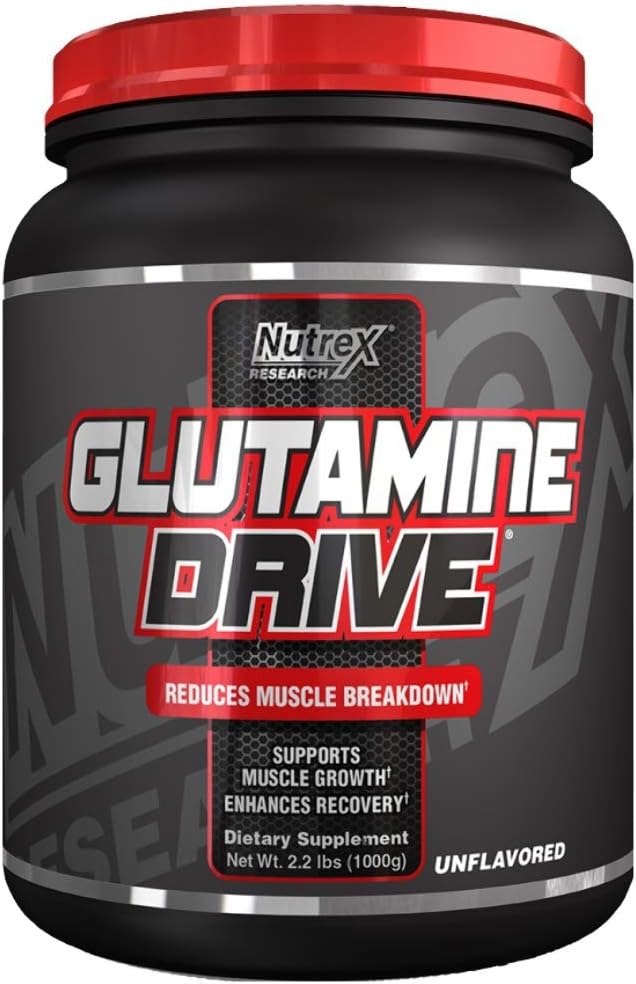 Nutrex Research L-Glutamine Powder - 200 Σερβιέτες - Καθαρή Άγευστη, Μη ΓΤΟ & Χωρίς Γλουτένη
