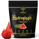 Ambrosia Fasting Electrolytes Powder | EAA Amino Acids, BCAA & HMB | Sugar Free Hydration with Coconut Water | Vegan, Gluten Free | 30 Servings | Strawberry Watermelon
