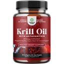 Krill Omega 3 Fish Oil Softgels - συμπυκνωμένο Krill EPA & DHA Fish Oil Omega 3 συμπλήρωμα για τις γυναίκες και τους άνδρες για την υποστήριξη του ανοσοποιητικού, υγιή εγκέφαλο & καρδιά Υγεία - Burpless λιπαρά οξέα συμπλήρωμα - 30 κόμης