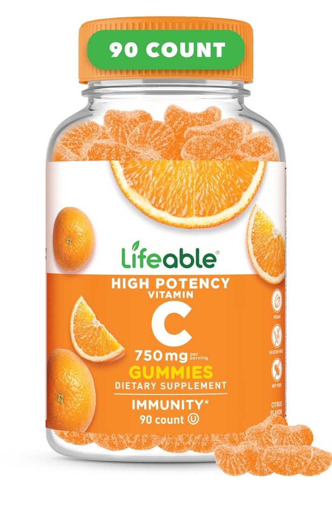 Ζωηρή βιταμίνη C Gummies για ενήλικες 