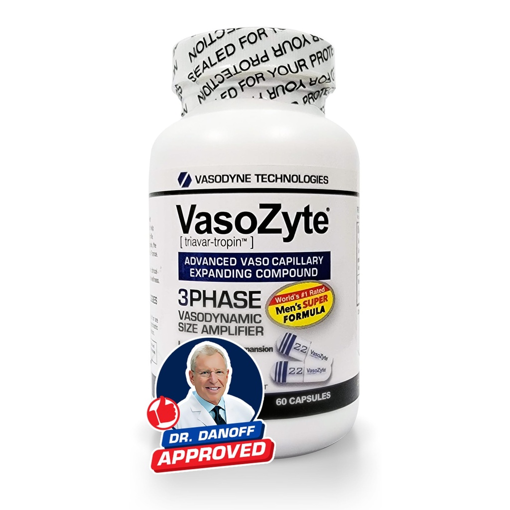Γενόσημο VasoZyte - Υποστηρίζει Nitric Oxide & Υγιεινή ροή αίματος - με αποκλειστική Φόρμουλα μας που διαθέτει Oligopin, και Crystal Pure διαδικασία εξαγωγής μας - για το Well-Being - 30 ημέρες προσφοράς - 60 κάψουλες
