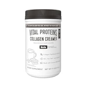 Vital Proteins Collagen Peptides Powder - Mocha Coffee Creamer for Hair, Skin & Nails Support, 11.2 Oz