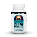 Source Naturals DLPA DL- Phenylalanine, Υποστηρίζει μια κατάσταση συναγερμού * - 375 mg - 120 δισκία
