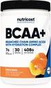 Nutricost BCAA + Hydration Powder (Peach Rings) 30 Σερβιέτες - Διακλαδισμένη Αλυσίδα Αμινοξέα με Hydration Complex - Χωρίς γλουτένη, Μη ΓΤΟ