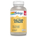 Solaray Calcium Magnesium Citrate 1000mg 1:1 Ratio, Bone Strength Supplement, Muscle, Nerve and Bone Health Support, Chelated for High Absorption, 60-Day Guarantee, 45 Servings, 270 VegCaps