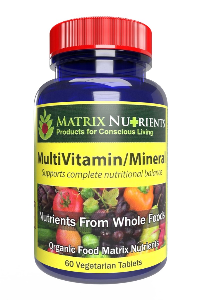 MULTIVITAMIN - Ορυκτό - 100% Βιολογικό, Ολόκληρο το φαγητό, Πλήρης MultiVitamin - Μεγάλη για την καθημερινή υγεία, τον τρόπο ζωής και περισσότερα: Βιταμίνη Α, βιταμίνη C, βιταμίνη D, βιταμίνη Ε και πολλά άλλα!