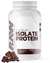 RAW Whey Isolate Protein Powder, Dark Chocolate - 100% Grass-Fed Sports Διατροφή Whey Protein Powder για την ανάπτυξη των μυών & την αποκατάσταση - χαμηλής περιεκτικότητας, χαμηλής περιεκτικότητας σε υδατάνθρακες, φυσικά αρωματισμένα & γλυκαντικά - 25 υπηρεσίες