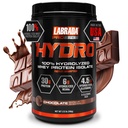 LABRADA Hydro 100% Αμιγής υδρολυμένη σκόνη απομονωμένης πρωτεΐνης ορού γάλακτος, χωρίς λακτόζη, πιο γρήγορο ξύρισμα, στιγμιαία ανάμειξη, απολαυστική γεύση 20 σερβιρίσματα (Chocolate)