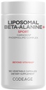 Codeage Liposomal Beta-Alanine Συμπλήρωμα - CarnoSyn Beta-Alanine - 2-Month Supply - Liposomal Delivery - Προ προπόνηση, Post προπόνηση και Αθλητισμός Συμπλήρωμα - Μη ΓΤΟ - 180 κάψουλες