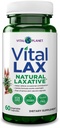 Vital Planet - Vital Lax Natural Laxative Cleanse Supplement for Occasional Constipation, with Magnesium Hydroxide, Slippery Elm, Aloe, και Triphala to Support Bowel Regularity 60 Κάψουλες