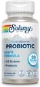 SOLARAY Mycrobiome Probiotic Ανδρική Φόρμουλα, Προβιοτικά για τους άνδρες, Υγεία των ούρων, Διέγερση, Ανοσοποιητική Λειτουργία & Περισσότερα, 20 δισεκατομμύρια CFU Mens Probiotic, 24 Strains Plus Prebiotic, 30 Servings, 30 VegCaps