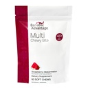 Μπαριατρικό Πλεονέκτημα Multi Chewy Bite - Μαλακή Μασά Πολυβιταμίνη για Βαριατρική Χειρουργική Ασθενείς - Μασώμενη Πολυβιταμίνη με Φολικό Οξύ, Βιταμίνη D3 & More - Φράουλα Γεύση Καρπούζι - 60 Μέτρα