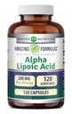 Amazing Formulas Alpha Lipoic Acid | 200 Mg Amino Acid Supplement | Capsules | Non-GMO | Gluten-Free | Made in USA (1 Pack | 120 Count)