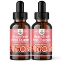 GSE Grapefruit Seed Extract Liquid - One Drop Daily - Super συμπυκνωμένο εκχύλισμα σταφυλιού Υγρές σταγόνες Πλούσιες σε Bioflavonoids & Πολυφαινόλες για την Υγεία των Ούρων & την Ανοσοποιητική Υποστήριξη - 2 Pack Bundle - 120 ημέρες