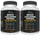 VITAMISAN Multi Collagen Plus Χάπια (Type I, II, III, X) για την καταπολέμηση της γήρανσης, των μαλλιών, του δέρματος, των νυχιών και της κοινής υποστήριξης, 80 ημερήσια προσφορά 240 κάψουλες