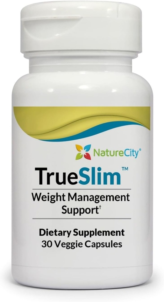 NatureCity True-Slim Fat and Weight Supplement | Helps Reduce Fat Accumulation | Capsules | Non GMO | Made in USA