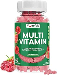 Multivitamin Gummies για ενήλικες, καθημερινή Gummy βιταμίνη για γυναίκες & άνδρες, ανοσοποιητική υποστήριξη Multivitamin συμπλήρωμα, Ault Multi VIT βιταμίνη με βιταμίνες A, C, D, E, B-6, B-12, ψευδάργυρος - 60 Gummies