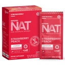 Pruvit - Keto//OS NAT - Φράουλα Ροδάκινο Φορτισμένο ποτό Μίγμα με C-Med 100, L-Taurine, Βιταμίνες B6 & B12, Συμπλήρωμα Κετόνης - 18,5g