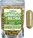 XPRS Nutra Ginkgo Biloba Κάψουλες - Gingko Biloba Encapsulated Συμπληρώματα για Γνωστικότητα - Vegan Friendly Ginkoba Biloba - Ασυλία Ενισχύοντας κάψουλες Ginkgo Biloba - 180 Κόμη