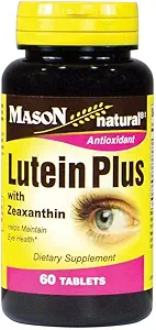 Mason Natural Lutein Plus με Zeaxanthin για τα δισκία Eye Health, 60 Count