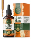 HERBAMAMA Lions Mane Tincture - Vegan Focus & Nerve Υποστήριξη με το εκχύλισμα μανιταριών του Lion - Hericium Erinaceus Brain Support Supplement - Μη ΓΤΟ, Αλκοόλ & Ζάχαρη-Δωρεάν - 84-Ημέρα προσφοράς