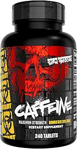 Χάπια καφεΐνης - Pharmaceutical-Grade Pure Caffeine συμπλήρωμα για την ενίσχυση της ενέργειας, Εστίαση, ψυχική εγρήγορση, απόδοση, & αντοχή – Μειώνει την κόπωση και αποκαθιστά την αφύπνιση – 240 δισκία