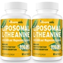Vivaravida L-Theanine 800mg Supplement with GABA and Magnesium Glycinate - Natural Compound, Sleep and Relaxation (120 Softgels)