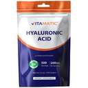 Vitamatic Hyaluronic Acid Powder 200mg - Υποστηρίζει υγιή συνδετικό ιστό και αρθρώσεις - Προώθηση Νεανικού Υγιεινού Δέρματος - 100 γραμμάρια