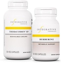 Integrative Θεραπευτική Δέσμη με Βερβερίνη, 60 Κάψουλες & Θερμάργυρο HP, 120 Κάψουλες - Βερβερίνη για Μεταβολική Υποστήριξη* - Theracurmin Supplement That's 27x More Bioδιαθέσιμη*
