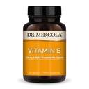 Dr. Mercola Vitamin E - Supports Healthy Skin & Antioxidant Status - Tocopherols and Tocotrienols Blend - Non-GMO, Gluten-Free & Soy-Free - 30 Capsules (30 Servings)