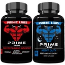 Prime Labs Prime Test Test Testosterone Booster + Night Duty συμπλήρωμα ύπνου