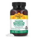 Country Life Calcium Magnesium Potassium, 90 CT