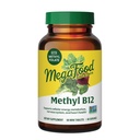 MegaFood Methyl B12 - Vegan - Περιλαμβάνει φολικό μεθύλιο, βιταμίνη B12 & B6 - Υποστηρίζει την παραγωγή κυτταρικής ενέργειας, την υγεία του νευρικού συστήματος και την καρδιαγγειακή λειτουργία - 60 δισκία