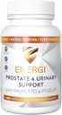 ENERGI συμπλήρωμα υποστήριξης Prostate με πριόνι Palmetto για άνδρες & γυναίκες, 200mg πριόνι Palmetto, 100mg συμπλήρωμα Pygeum, Σπόροι κολοκύθας, συμπληρώματα υγείας Prostate, 120 κάψουλες